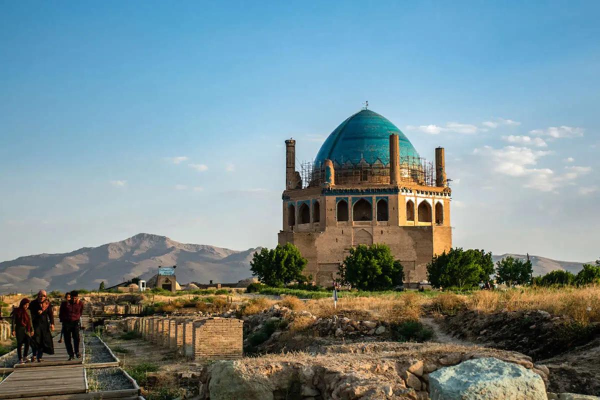 گنبد سلطانیه زنجان | شکوه معماری ایلخانی