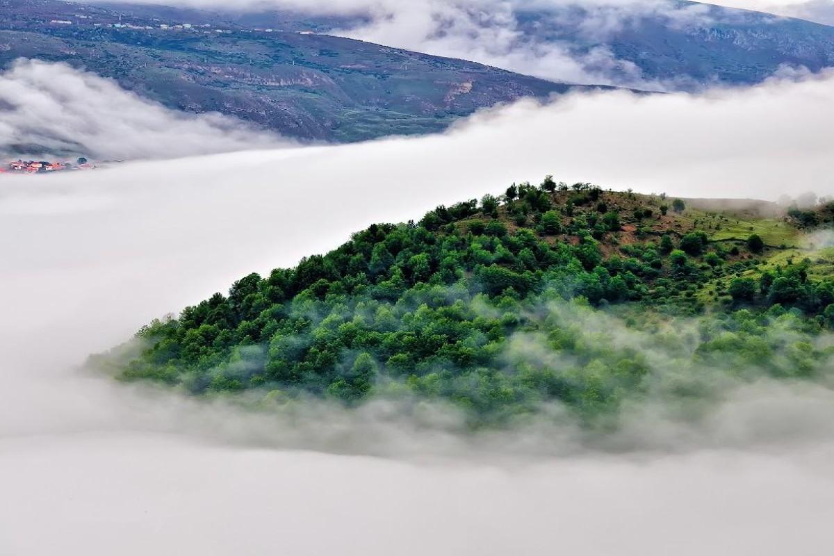 روستای فیلبند | روستایی میان اقیانوس ابرها